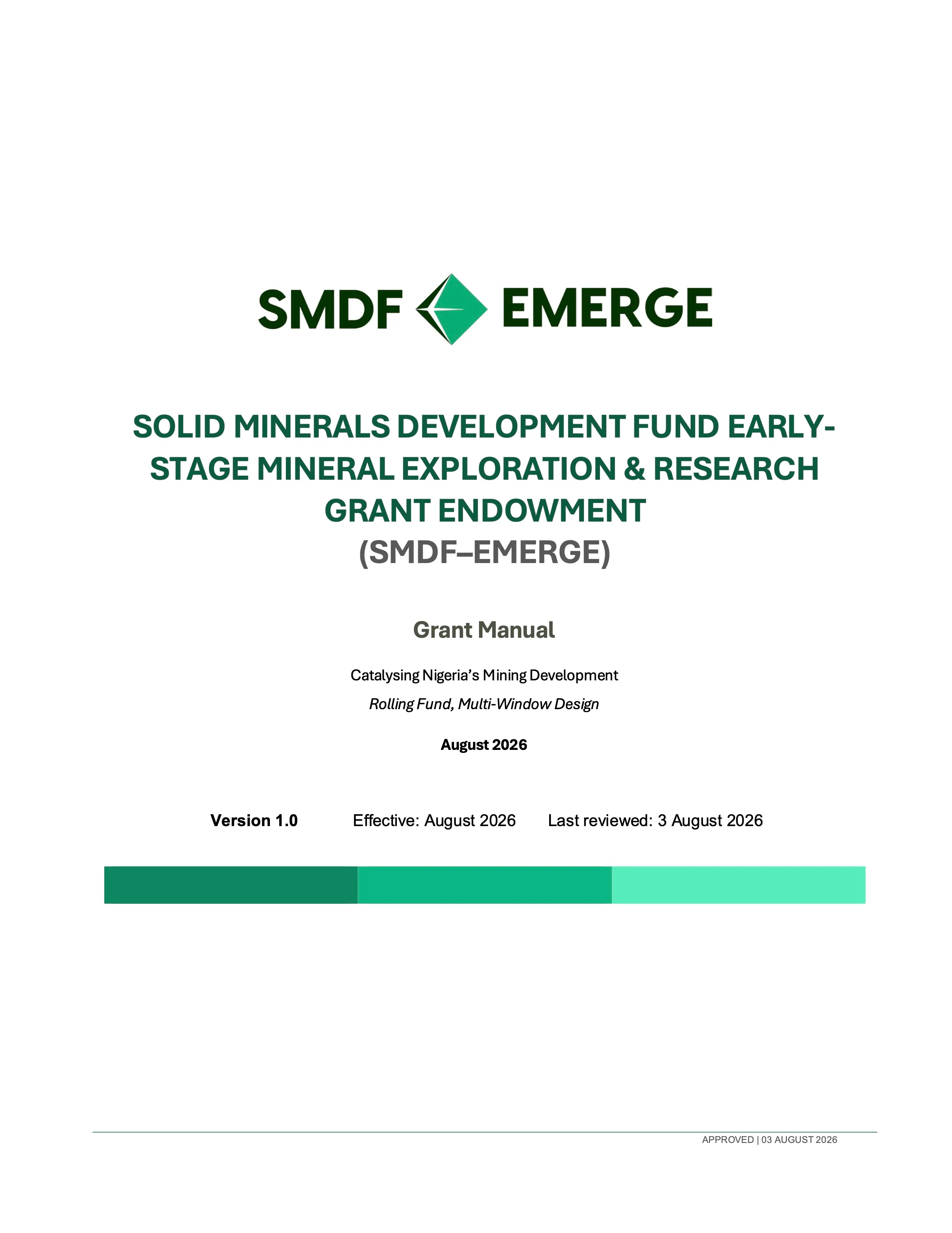 Guidelines cover